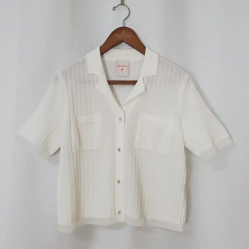 [BUNJANG] SJSJ White Knit Cardigan (Free Size) / 한섬 SJSJ 니트 가디건 free 2024년식 새옷수준