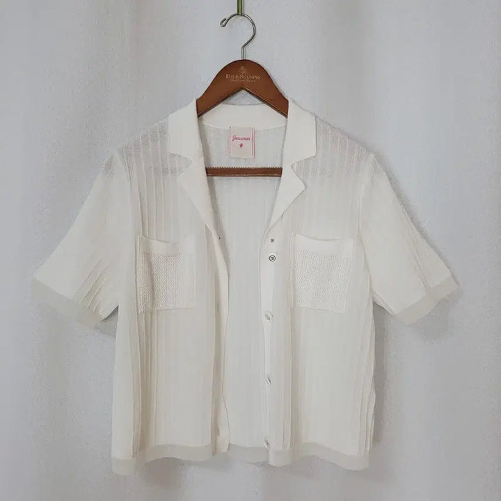 [BUNJANG] SJSJ White Knit Cardigan (Free Size) / 한섬 SJSJ 니트 가디건 free 2024년식 새옷수준