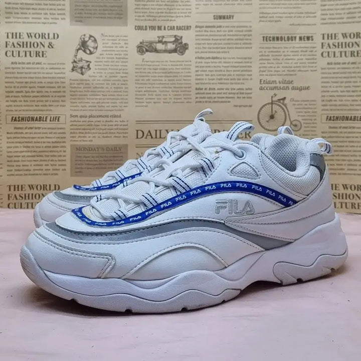 [BUNJANG] Fila Ray Tape Sneaker / 휠라 레이 테이피테입 운동화255