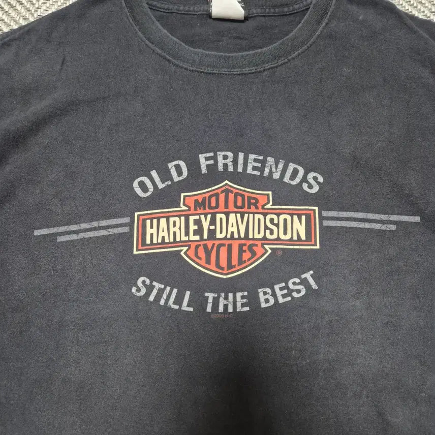 [BUNJANG] 00s Vintage Harley-Davidson T-Shirt (2XL) / 00s 빈티지 할리 데이비슨 티셔츠 made in USA (2XL)