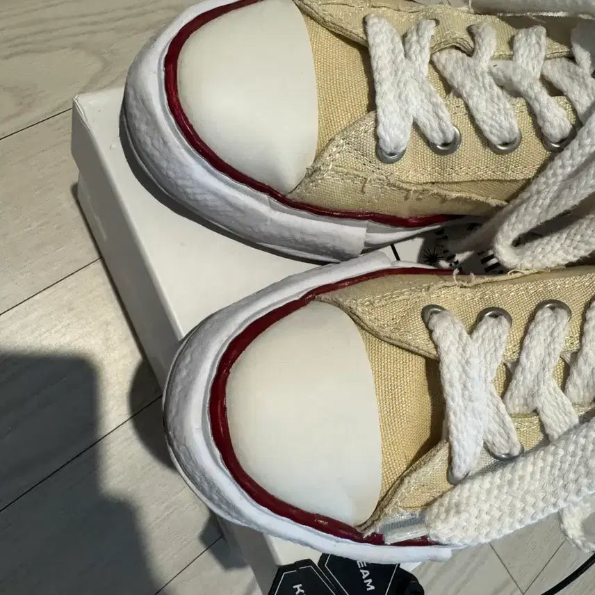 [BUNJANG] Maison Mihara Yasuhiro Peterson OG Sole Canvas Low-Top Sneakers Natural / 메종 미하라 야스히로 피터슨 OG 솔 캔버스 로우탑 스니커즈 내츄럴