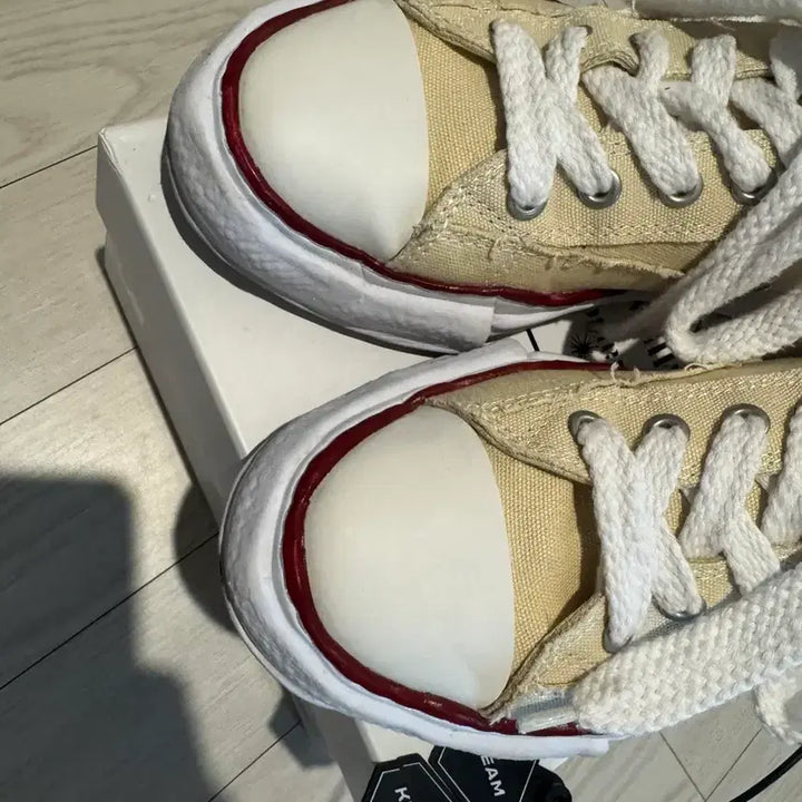 [BUNJANG] Maison Mihara Yasuhiro Peterson OG Sole Canvas Low-Top Sneakers Natural / 메종 미하라 야스히로 피터슨 OG 솔 캔버스 로우탑 스니커즈 내츄럴