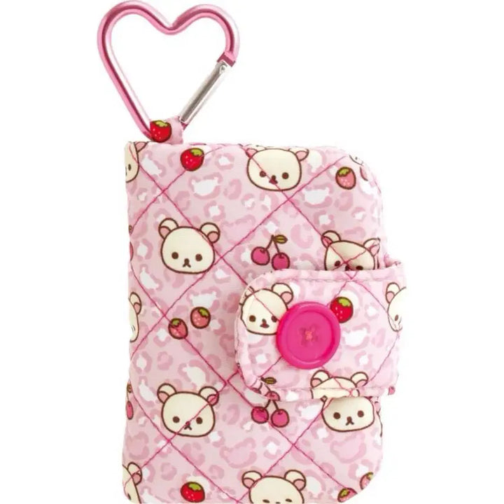 [BUNJANG] San-X Korilakkuma Cherry Leopard Coin Pouch / [새상품/정품] 코리락쿠마 가득 시리즈 체리 호피 동전 지갑