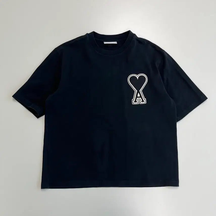 [BUNJANG] AMI Paris Big Heart Logo T-Shirt / [정품] 아미 빅하트 로고 티셔츠