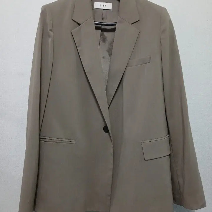 [BUNJANG] LIST Beige Blazer Jacket / 리스트 베이지 블레이저 자켓