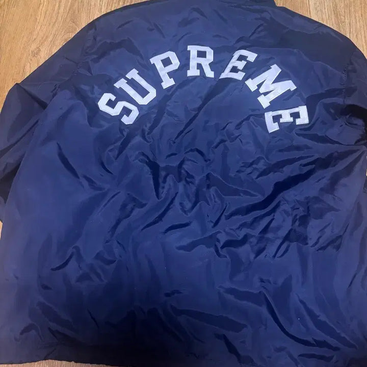 [BUNJANG] Supreme Navy Coach Jacket XL / 슈프림 네이비 코치 자켓 xl