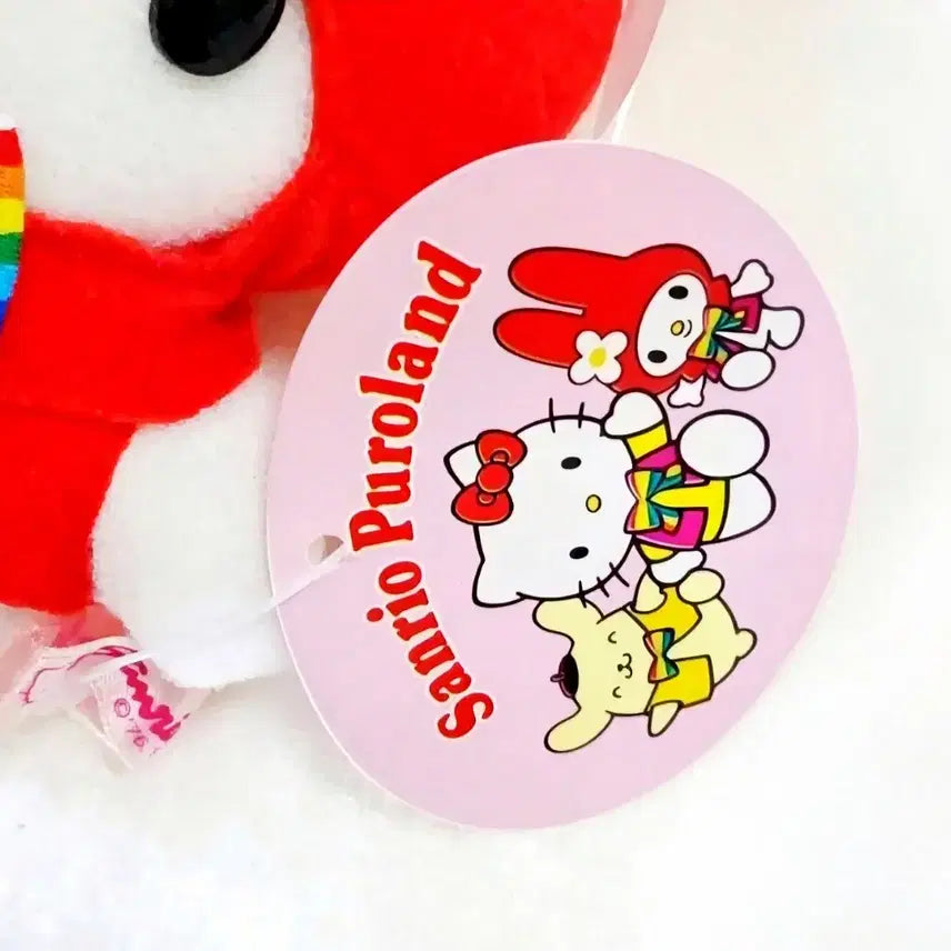 [BUNJANG] Sanrio My Melody Furo Land Mascot Plush / 퓨로랜드 마이멜로디 마스코트, 두건 마이멜로디 인형,마이멜로디 마스코트