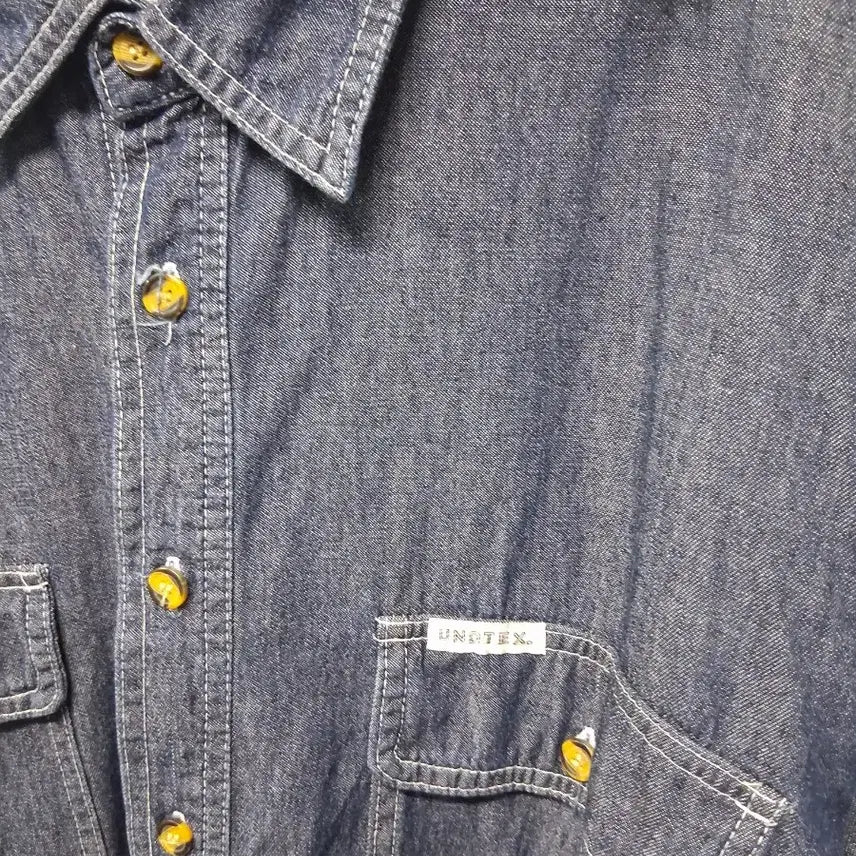 [BUNJANG] Unknown Denim Shirt (2-Pack) / Unknown 데님 남방 셔츠 105  두개 새상품