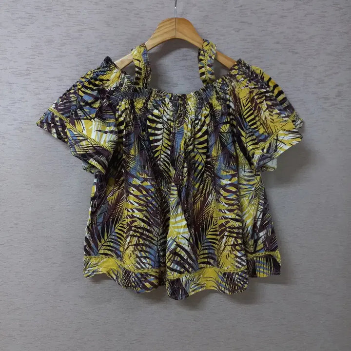 [BUNJANG] Linen Blend Off-Shoulder Blouse Women / B5-8/JS.NEWYORK 린넨혼방 오프솔더 블라우스 여성