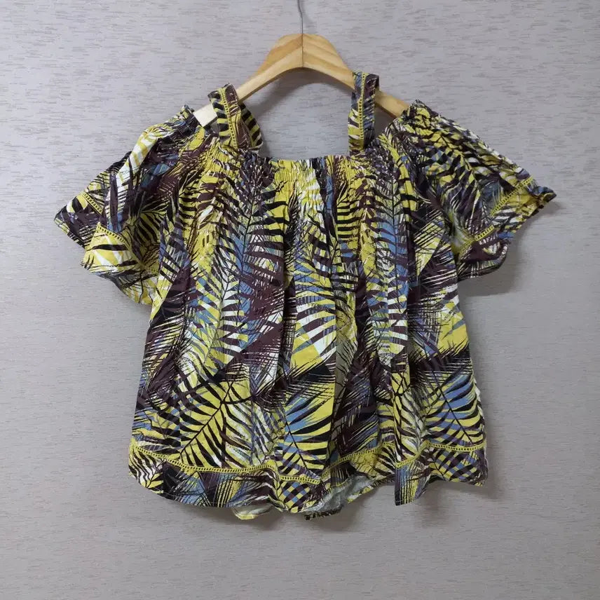 [BUNJANG] Linen Blend Off-Shoulder Blouse Women / B5-8/JS.NEWYORK 린넨혼방 오프솔더 블라우스 여성
