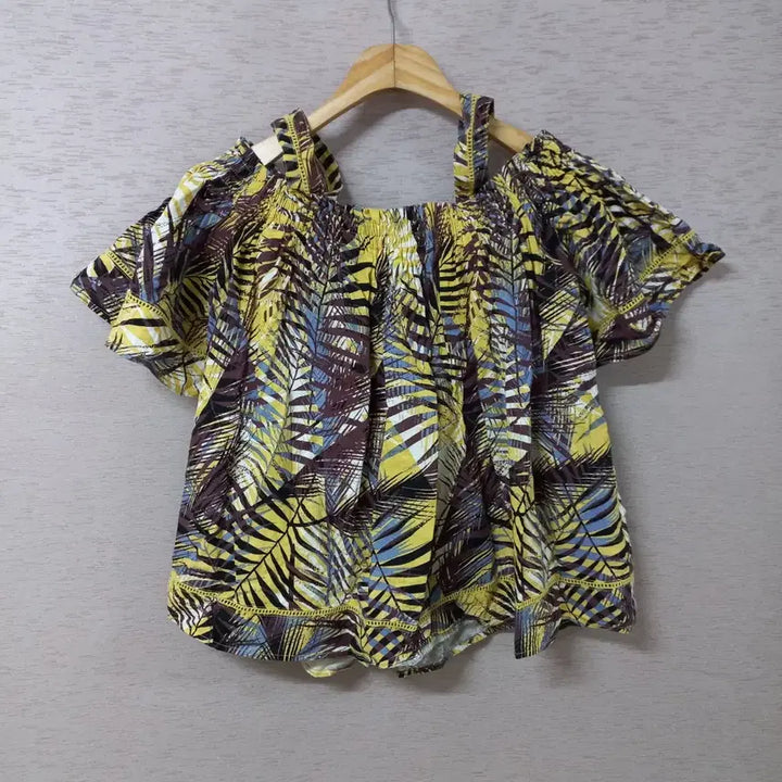 [BUNJANG] Linen Blend Off-Shoulder Blouse Women / B5-8/JS.NEWYORK 린넨혼방 오프솔더 블라우스 여성