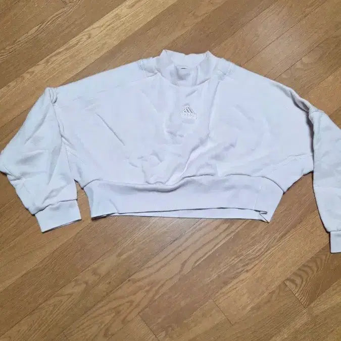 [BUNJANG] Adidas Cropped Fleece Sweatshirt Pink S / 아디다스 크롭 기모 맨투맨 핑크 S