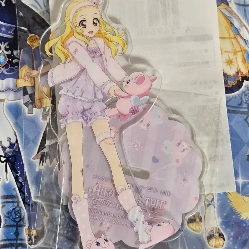 [BUNJANG] Aikatsu! Ichigo Pajama Acrylic Stand (Reissue) / 아이카츠 아이엠스타 이치고 파자마 아크릴 프반 재판 복각