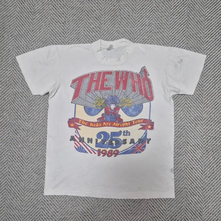 [BUNJANG] The Who 80s 25th Anniversary Tour Single Stitch T-Shirt (L) / 80s THE WHO 25주년 기념투어 싱글스티치 티셔츠 (L)