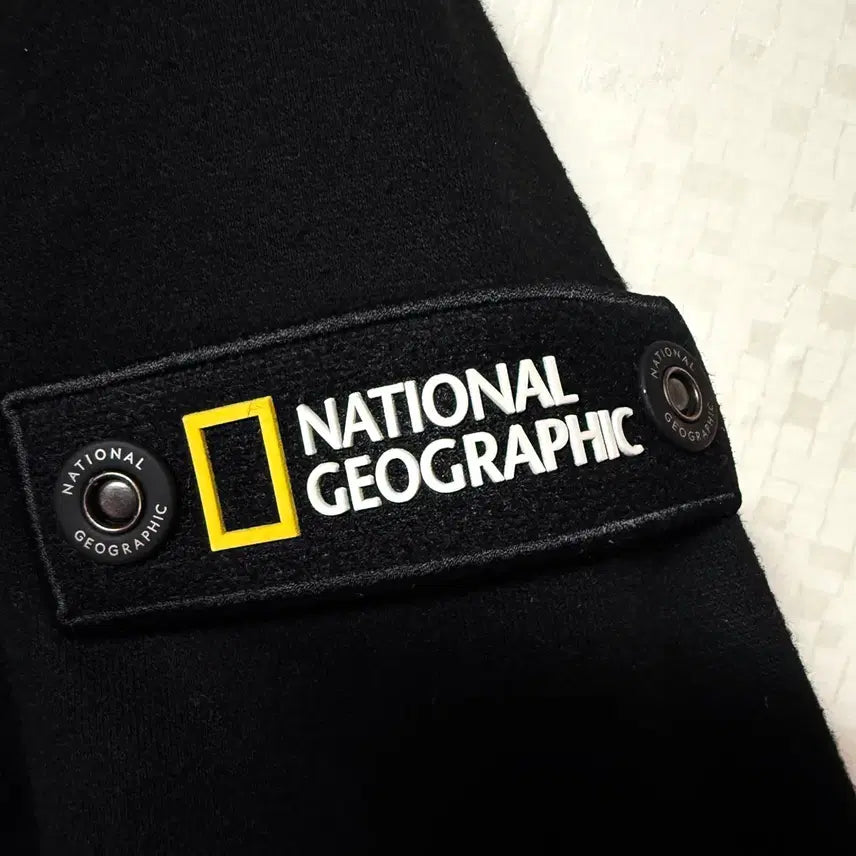 [BUNJANG] National Geographic Zipper Hoodie Jacket / [S,90]내셔널지오그래픽 와펜 후드집업 자켓 기모