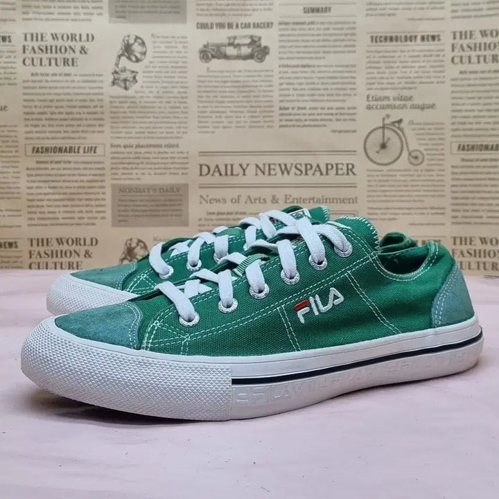 [BUNJANG] Fila Festivo91 Sneakers Green 240 / 휠라 페스티보91 그린 스니커즈240