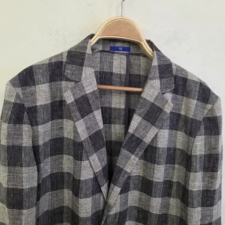 [BUNJANG] Rogadis Check Pattern 100% Wool Jacket / 로가디스A3 마100% 체크 자켓 105
