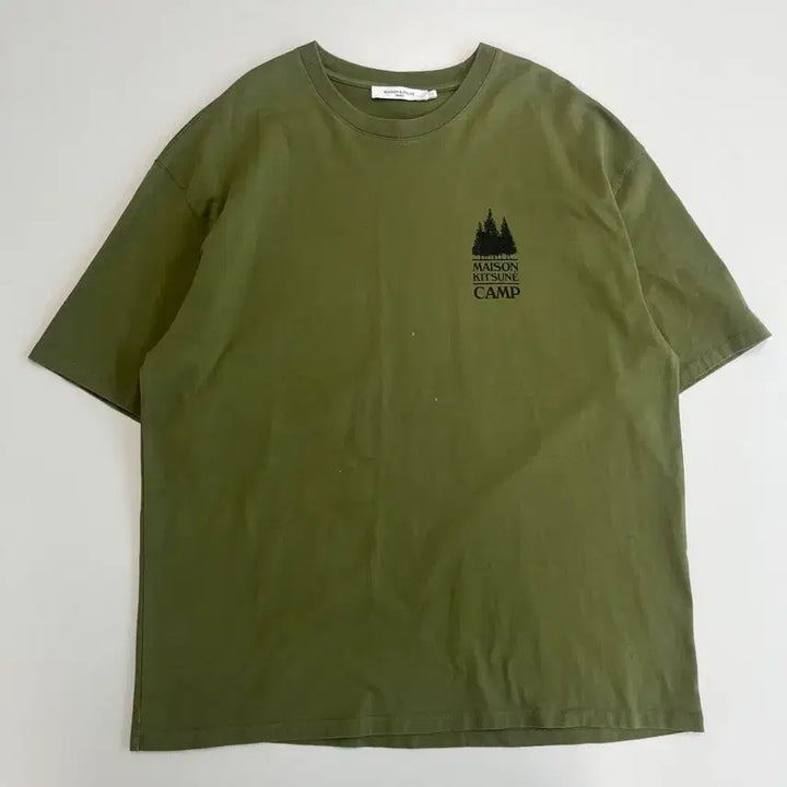 [BUNJANG] Maison Kitsuné Mini Camp Rouge T-Shirt / [정품] 메종키츠네 미니 캠프 루즈 티셔츠