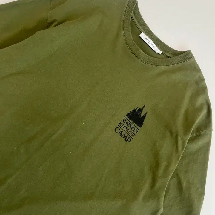 [BUNJANG] Maison Kitsuné Mini Camp Rouge T-Shirt / [정품] 메종키츠네 미니 캠프 루즈 티셔츠