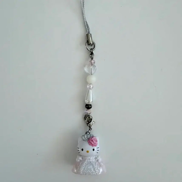 [BUNJANG] Sanrio Hello Kitty Classic Princess Kitty Strap Charm / 산리오 키티스트랩 키티키링 고전키티 공주키티