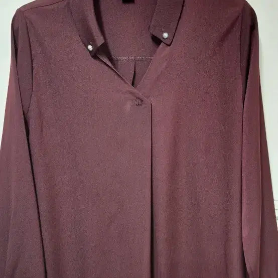 [BUNJANG] Burgundy Blouse M / 버건디 블라우스  M