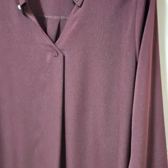 [BUNJANG] Burgundy Blouse M / 버건디 블라우스  M