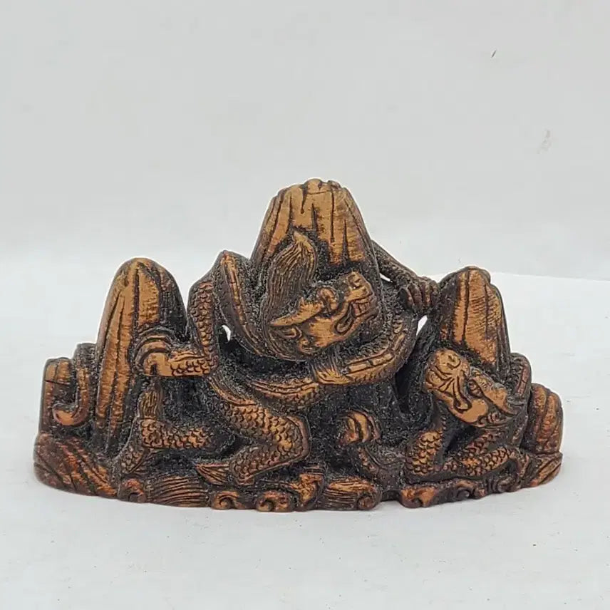 [BUNJANG] Wooden Dragon Statue / 용 조각상 나무 필가