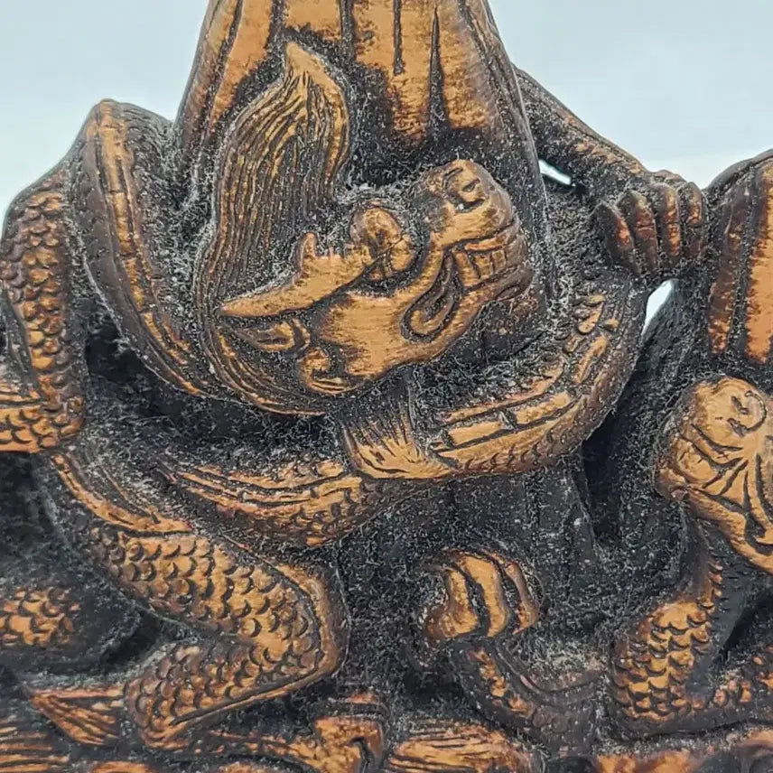 [BUNJANG] Wooden Dragon Statue / 용 조각상 나무 필가