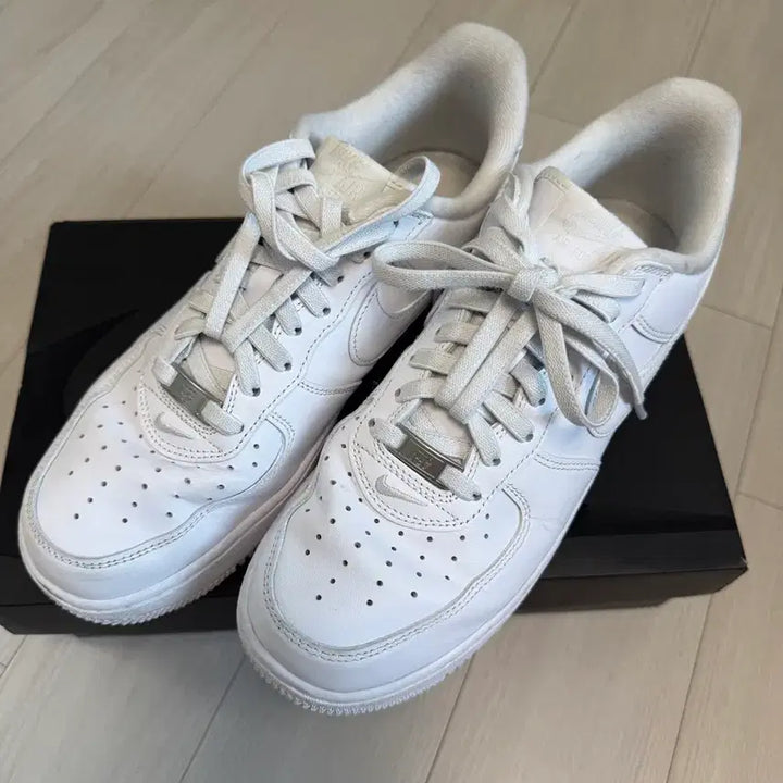[BUNJANG] Nike Air Force 1 Supreme Collaboration White / 나이키 에어포스1 슈프림 콜라보 화이트