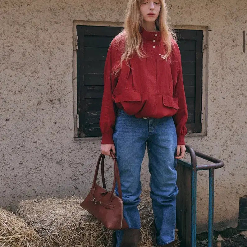 [BUNJANG] Denu NOA Baguette Bag Brown / 데누 가방  NOA Baguette Bag 브라운