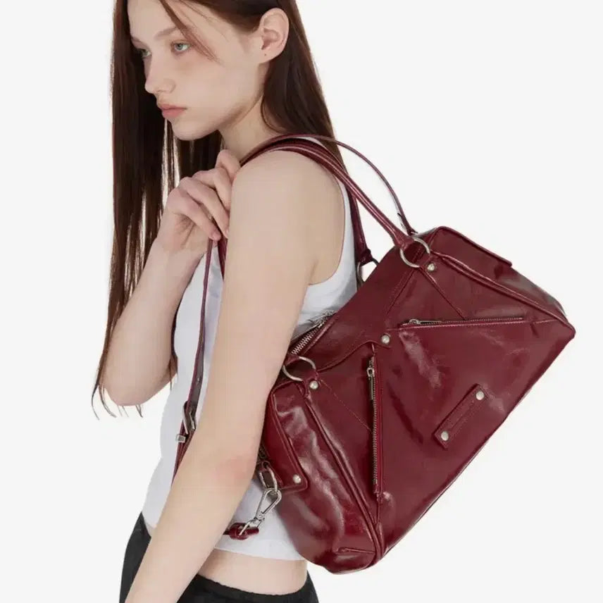 [BUNJANG] Sunburnt Project Moss Bag Burgundy / 썬번프로젝트 모스백 버건디
