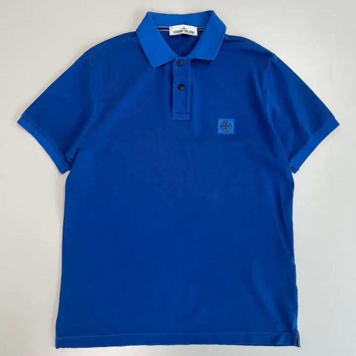 [BUNJANG] Stone Island Pigment Dyed Polo Shirt / [정품] 스톤아일랜드 피그먼트 다이드 폴로 셔츠