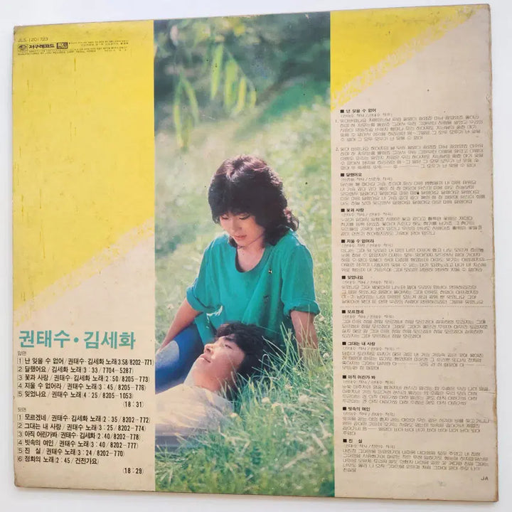 [BUNJANG] Kwon Tae-soo, Kim Se-hwa LP / 권태수,김세화 LP / NM