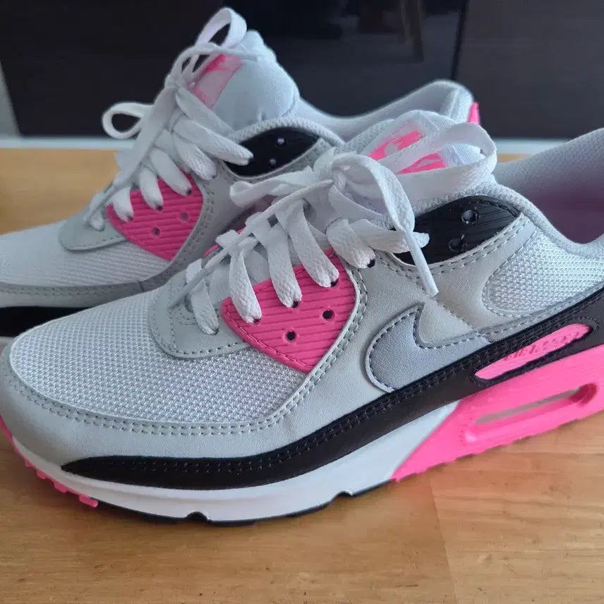 [BUNJANG] Nike Air Max 90 WMNS White/Pink Shoes / 나이키 에어맥스 90 화이트/핑크 새상품