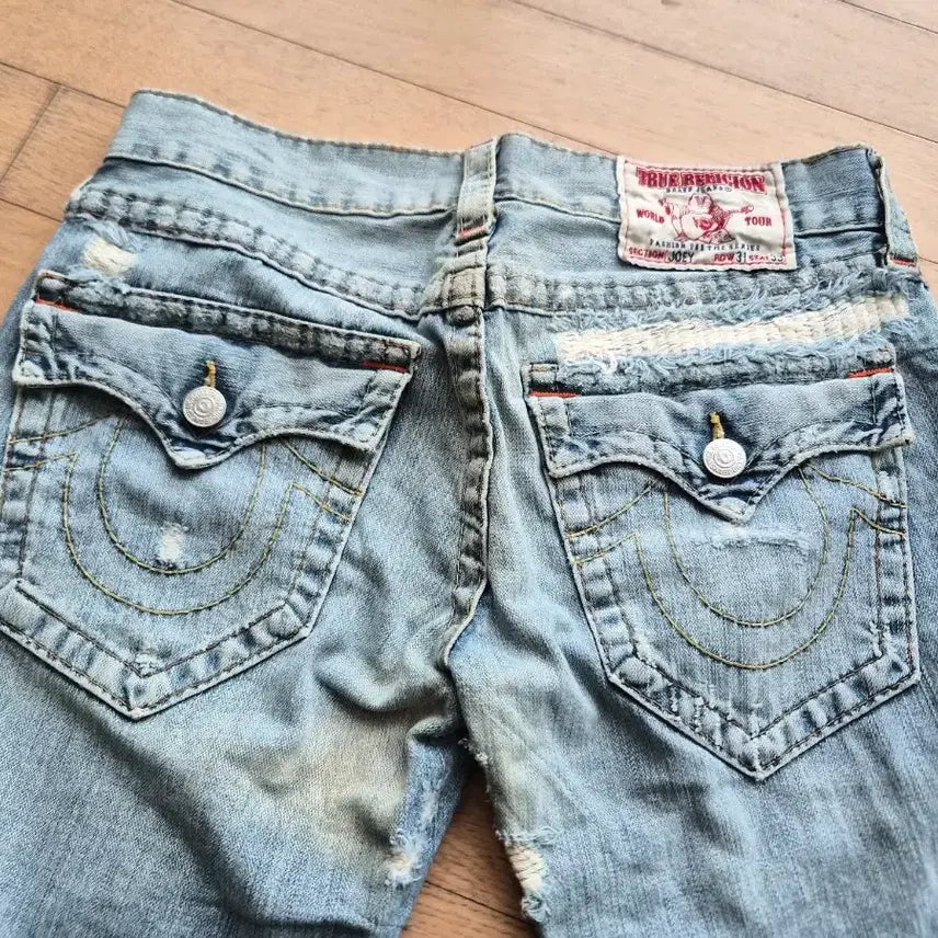 [BUNJANG] True Religion Joey Super T Distressed Bootcut Jeans / 트루릴리전 조이(JOEY) 슈퍼티 디스트로이드 부츠컷