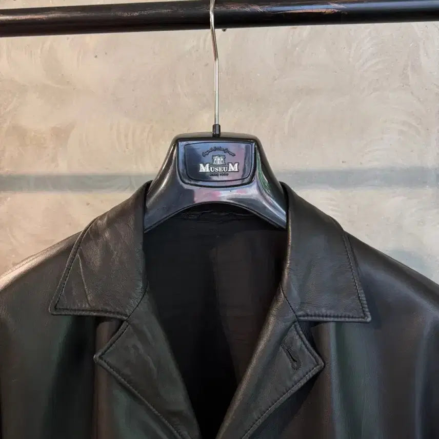 [BUNJANG] Maison Martin Margiela French Leather Car Coat / 마르셸 리상스 프렌치 레더 카코트 남성100