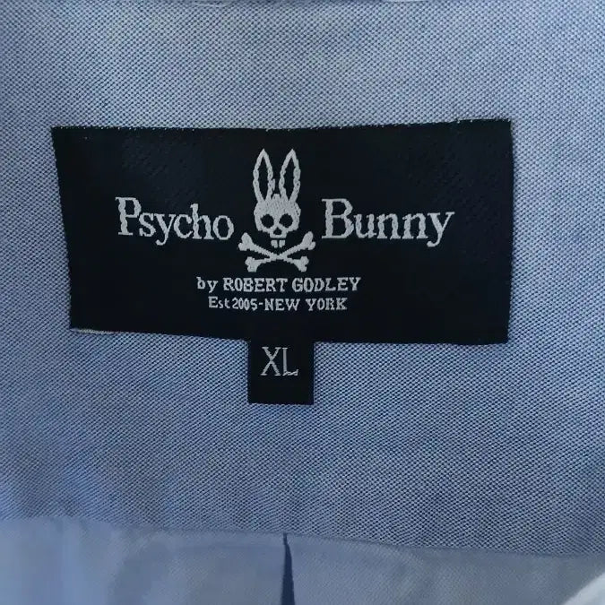 [BUNJANG] Psycho Bunny Half-and-Half Shirt XL (Fits M-L) / Psycho Bunny 반반 셔츠 XL 사이즈 실측은M-L정도작게나옴
