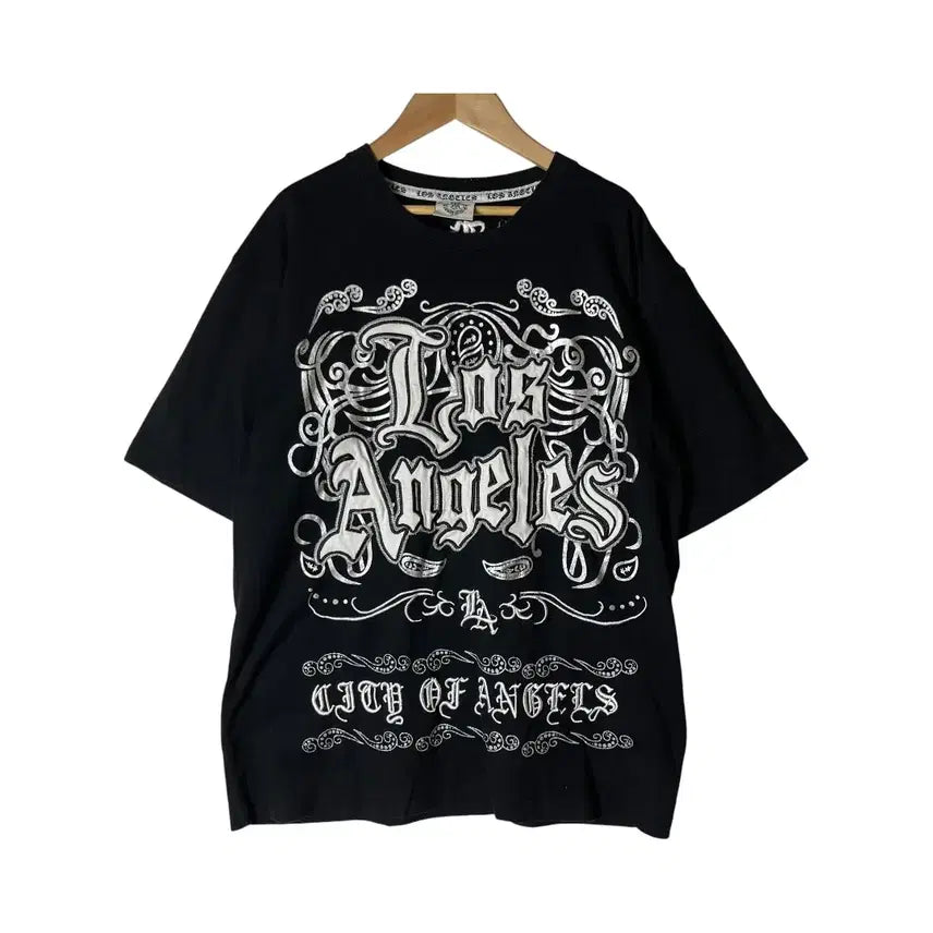 [BUNJANG] Vintage Los Angeles Punk Patch T-Shirt / [JPN] 빈티지 로스엔젤레스 펑크패치 반팔티셔츠