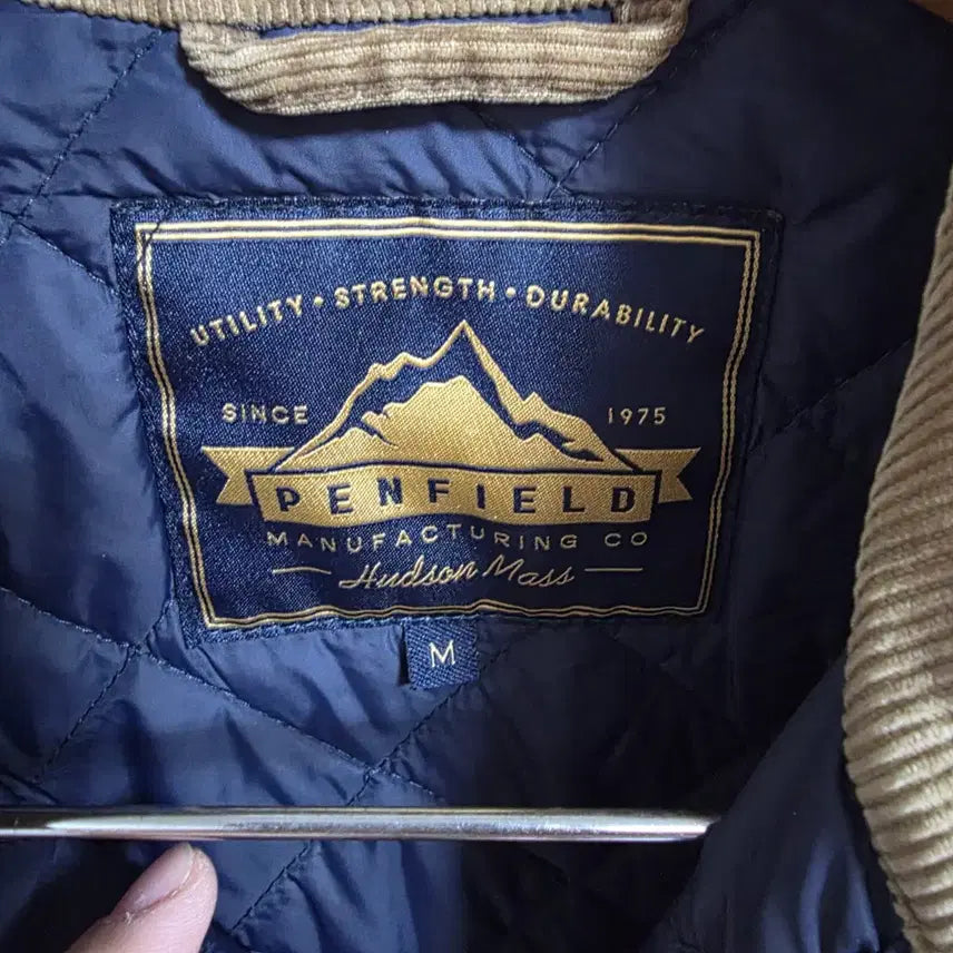 [BUNJANG] Penfield Diamond Quilting Corduroy Trim Jacket / [M] 펜필드(Penfield) 코듀로이 배색 다이아몬드 퀼팅 자켓
