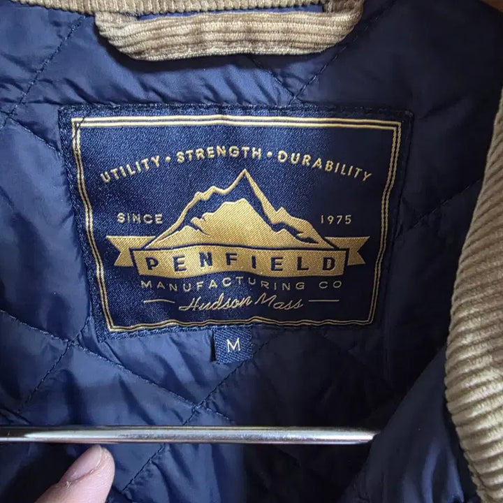 [BUNJANG] Penfield Diamond Quilting Corduroy Trim Jacket / [M] 펜필드(Penfield) 코듀로이 배색 다이아몬드 퀼팅 자켓