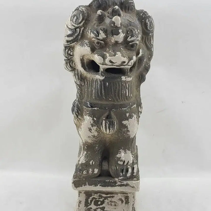 [BUNJANG] Haitai Motif Ceramic Oil Lamp / 해태상 도자기 등잔