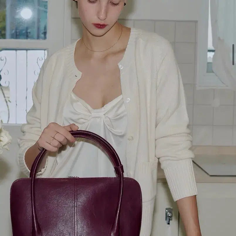 [BUNJANG] Denu Petit Bag Burgundy / 데누 가방 마멜디 프티 가방