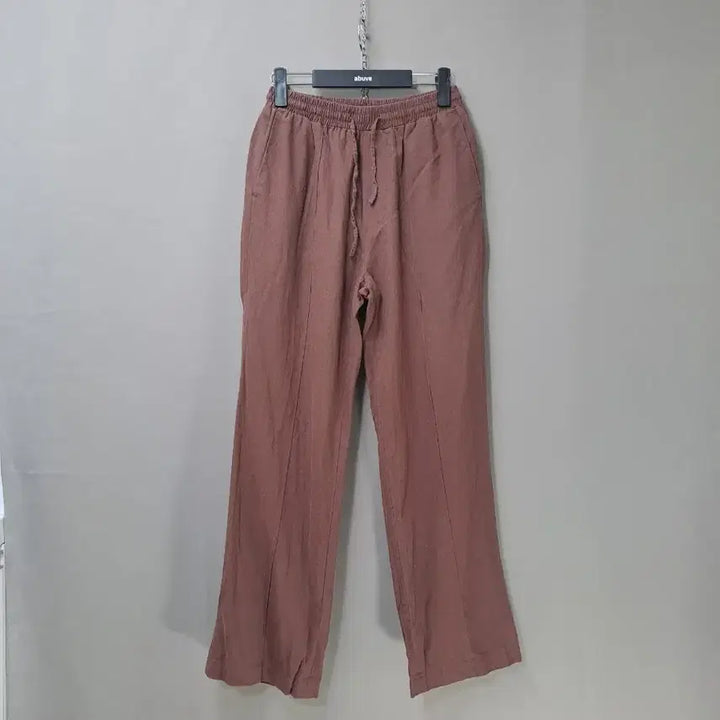 [BUNJANG] MUTNAM Brown Linen Cotton Pants / MUTNAM 브라운 린넨면 바지 팬츠