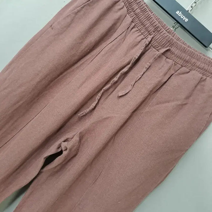 [BUNJANG] MUTNAM Brown Linen Cotton Pants / MUTNAM 브라운 린넨면 바지 팬츠