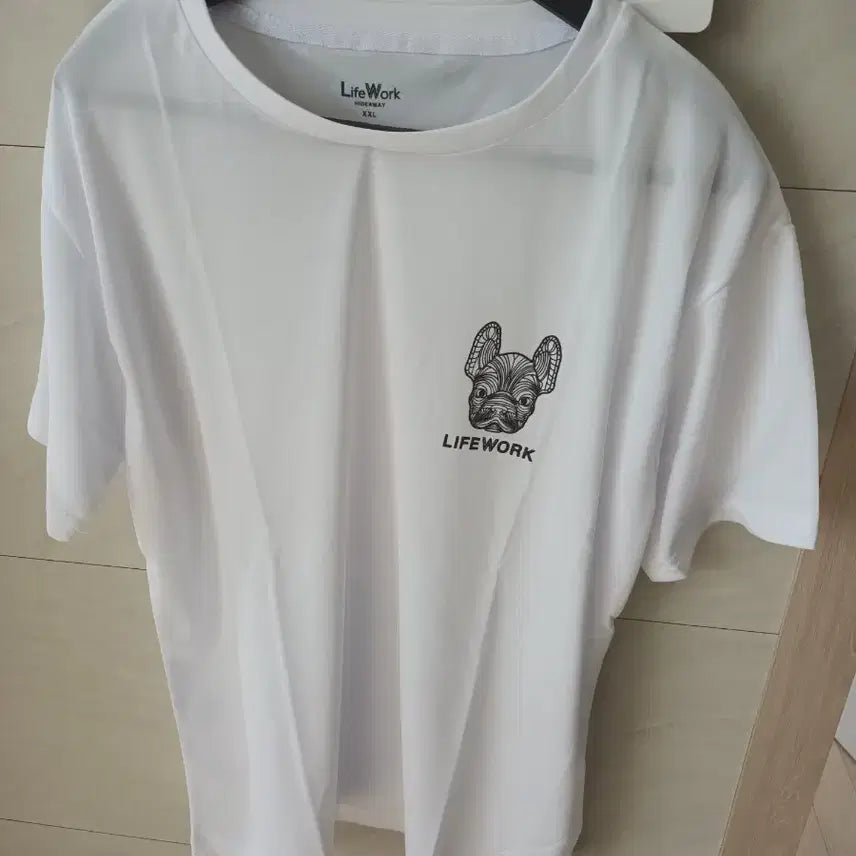 [BUNJANG] Lifework Dog Print T-Shirt XXL / 라이프워크 강아지 반팔 티셔츠 XXL 새상품