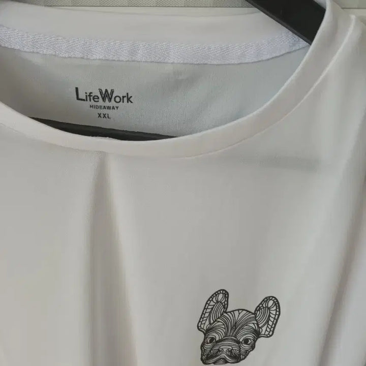[BUNJANG] Lifework Dog Print T-Shirt XXL / 라이프워크 강아지 반팔 티셔츠 XXL 새상품