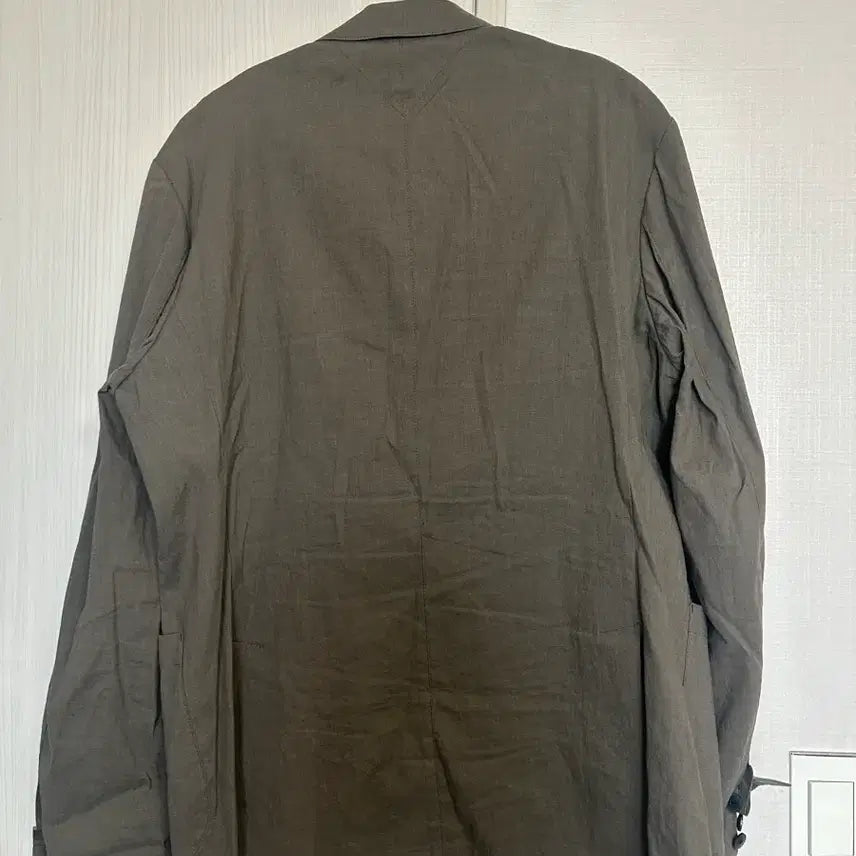 [BUNJANG] Tommy Hilfiger Khaki Linen Jacket 52 / 타미힐피거 카키색 린넨 자켓 52