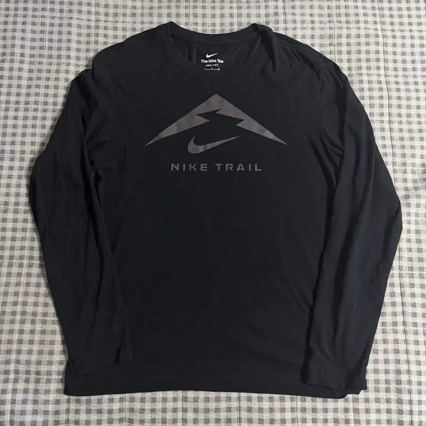 [BUNJANG] Nike Trail Dri-FIT Long-Sleeve Black / (L) 나이키 트레일 드라이핏 긴팔 롱슬리브 블랙