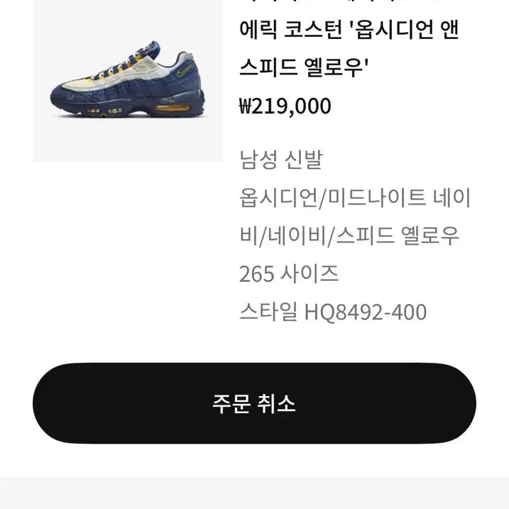 [BUNJANG] Nike SB Air Max 95 Eric Koston Sneakers / 나이키 SB 에어맥스95 에릭코스턴 265