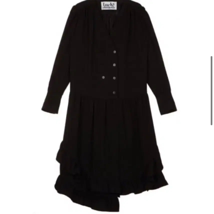 [BUNJANG] Lucky Chouette Ruffled Dress / 럭키슈에뜨 프릴 원피스